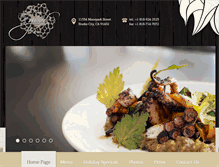 Tablet Screenshot of girasolrestaurant.com